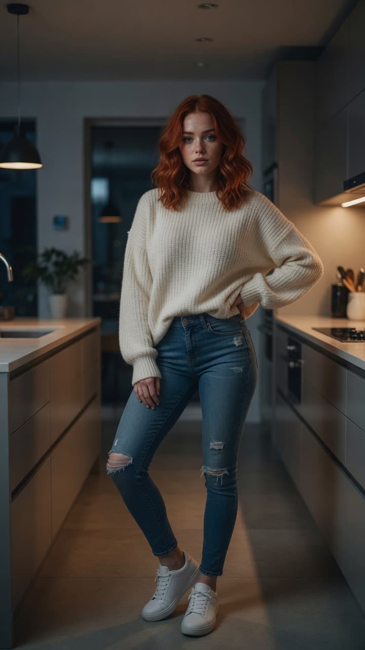 Reagan tousled hair bedroom look