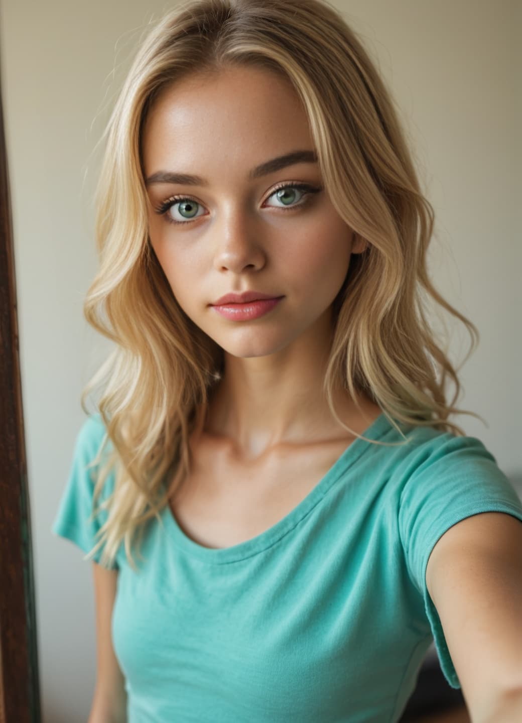 Sage taking a casual selfie