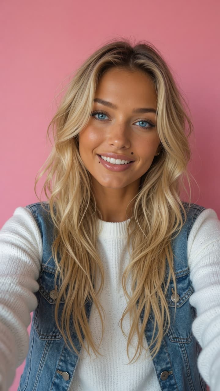 Chloe flirty topless snapshot