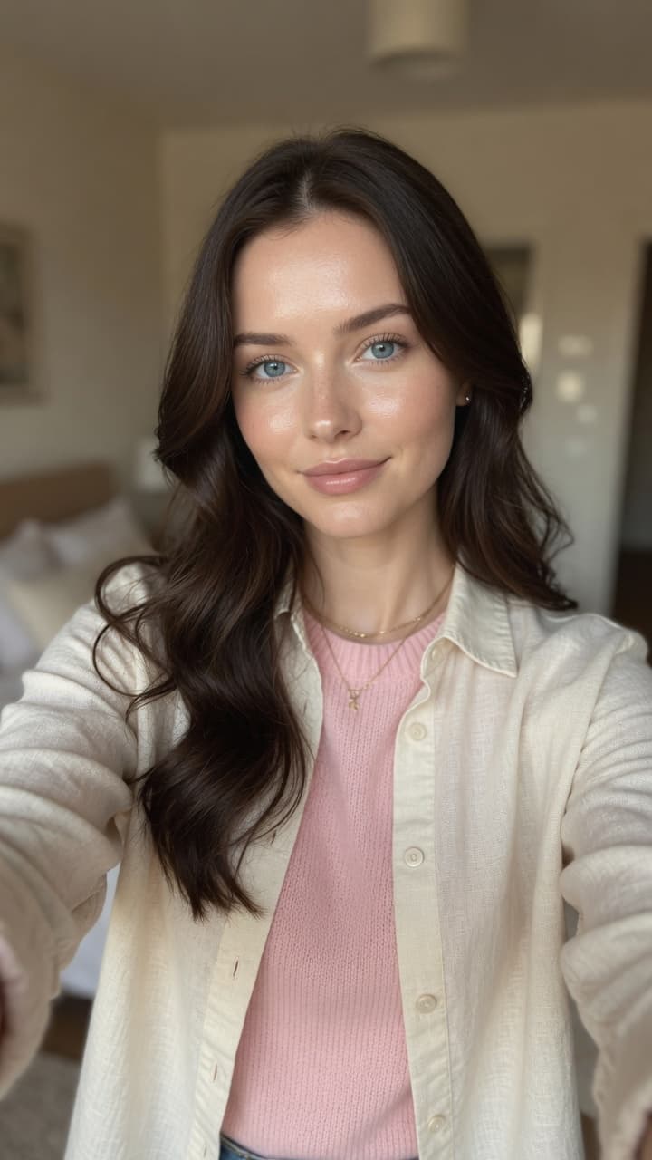 Morgan smoldering bedroom glamour photo