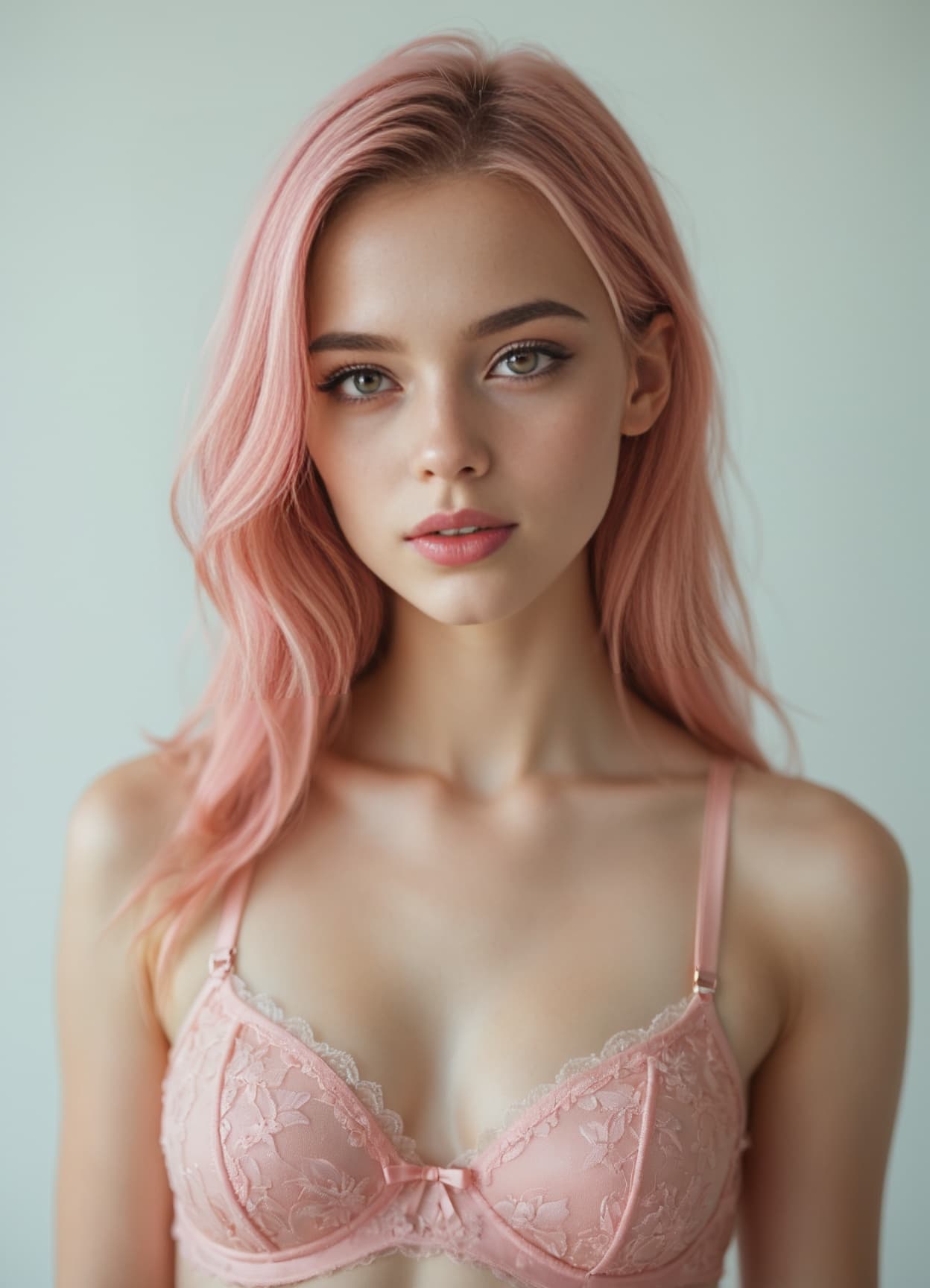 Oksana playful sweater tease portrait