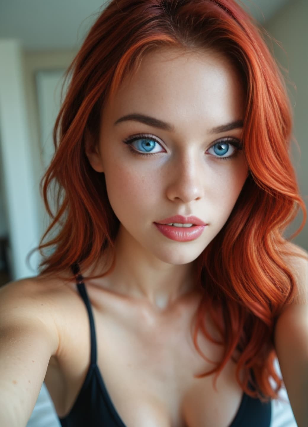 Clara Alice tight outfit after-bath photo