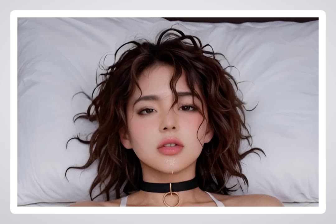 Cum on face POV in bright bedroom
