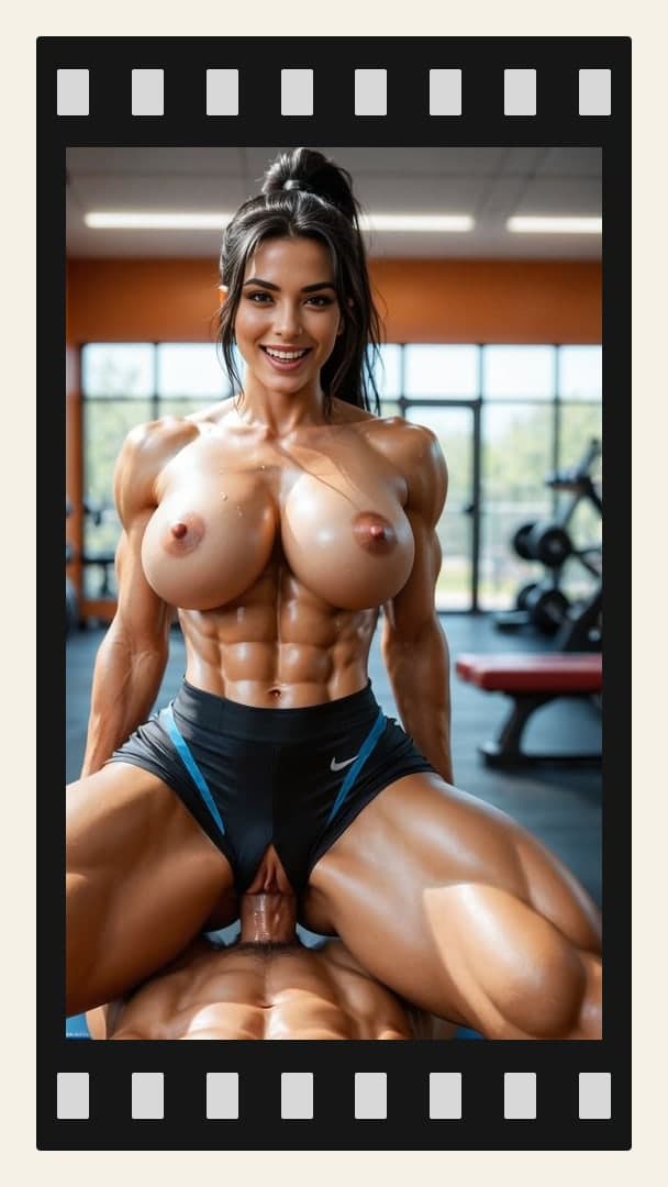 Cowgirl gym sex with penetration