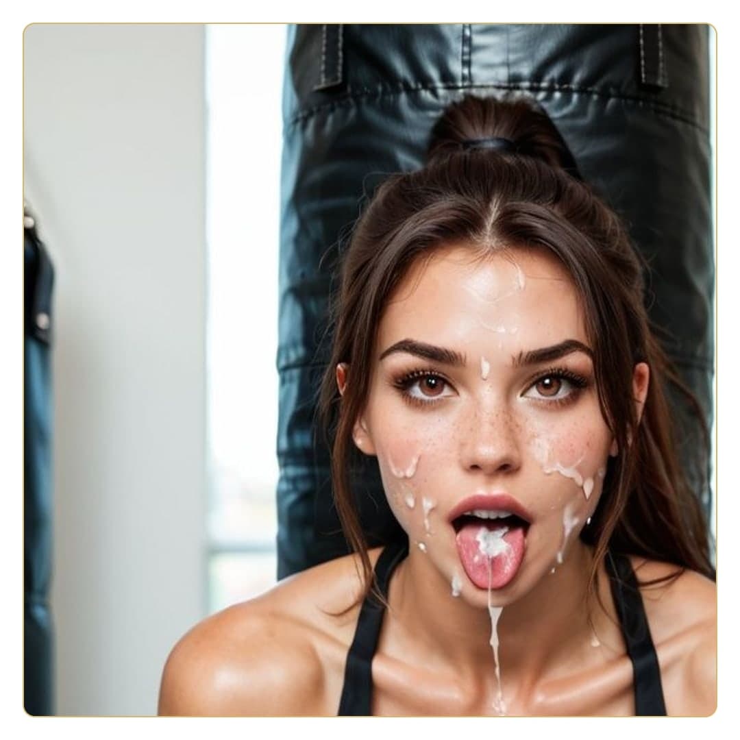 College age facial after gym
