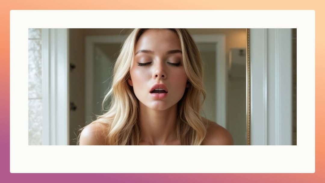 College blonde topless in hallway