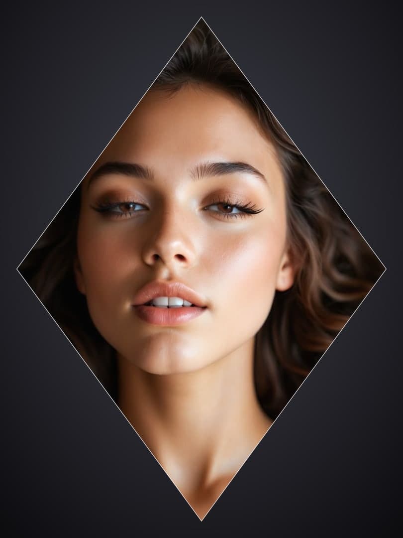 Young adult close up portrait