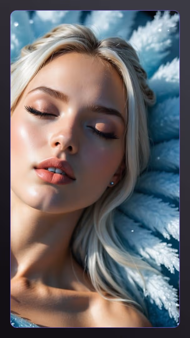 Platinum waves on fur