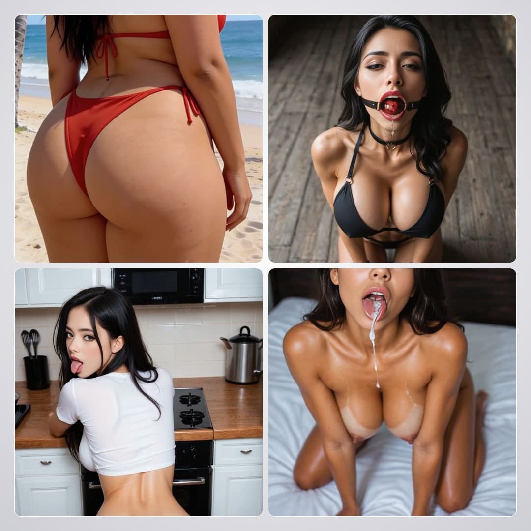 Raven hair cum on big tits POV