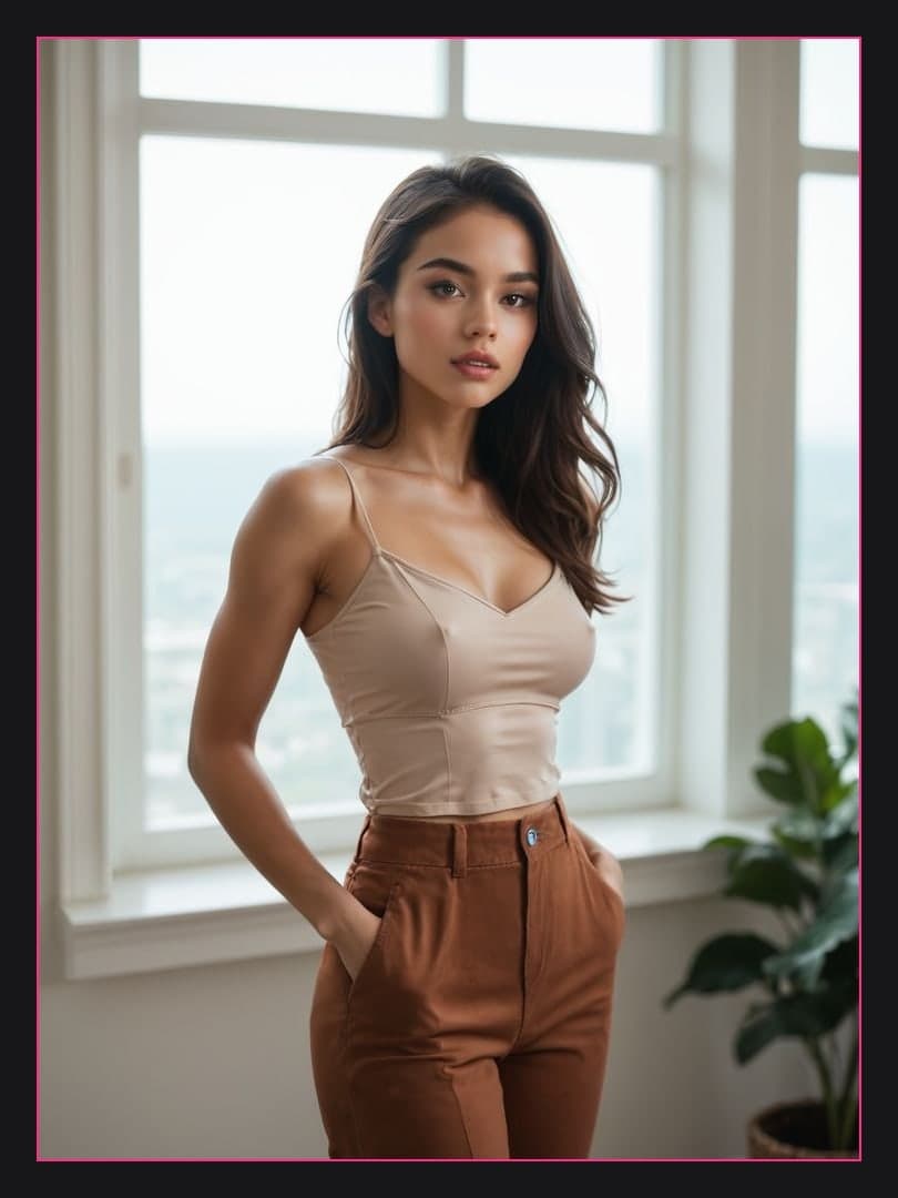 Mehak full body portrait in daylight