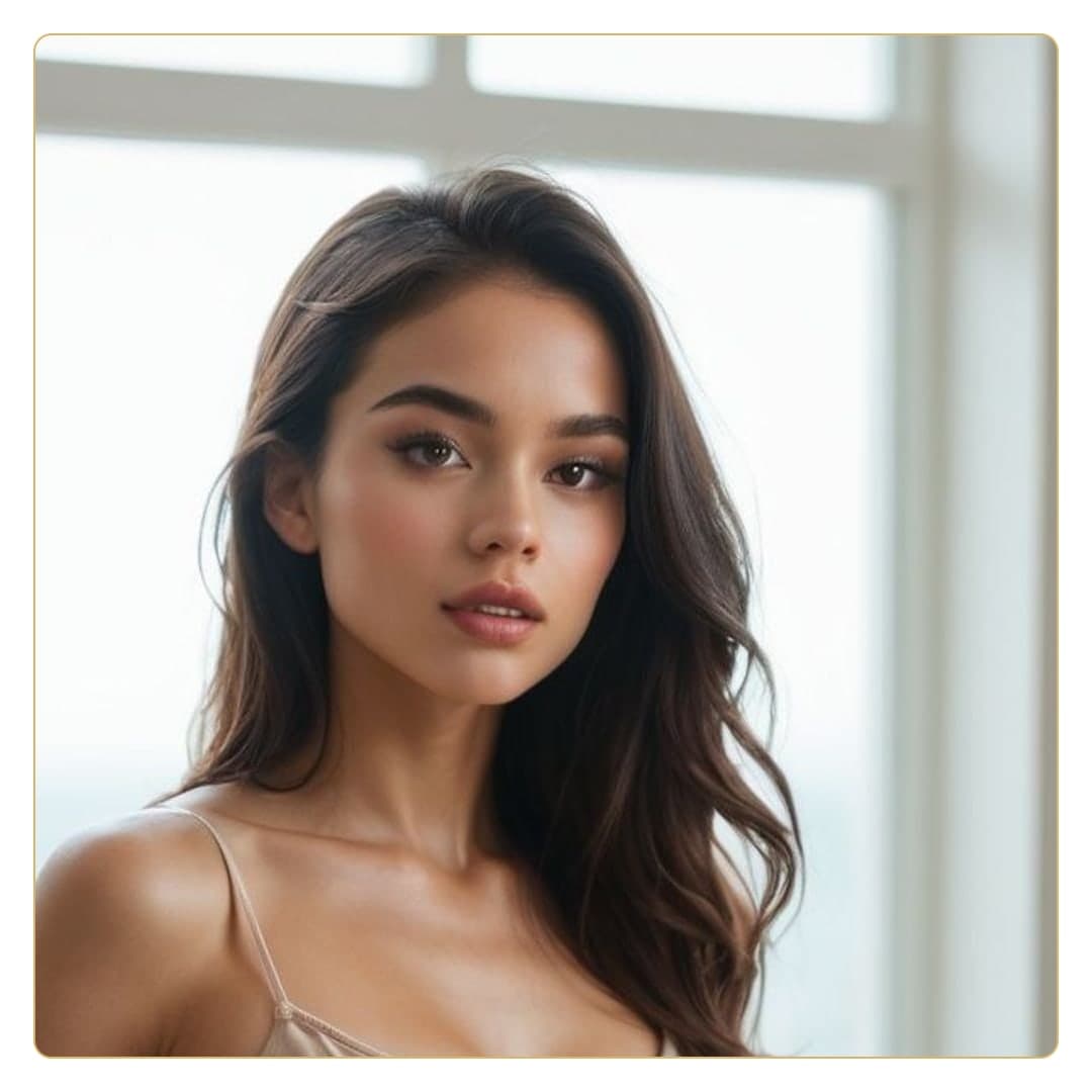 Athletic tan shoulders close-up