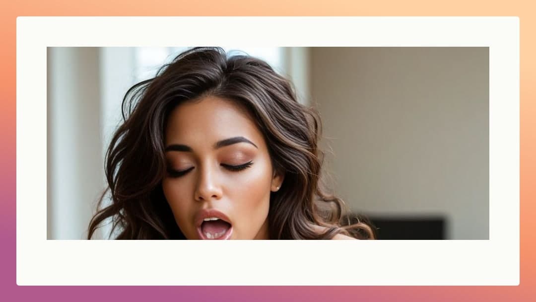 Curvy Latina ahegao close-up face