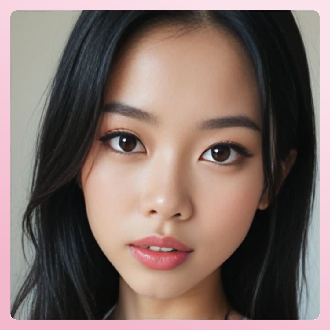 Close-up beauty portrait headshot