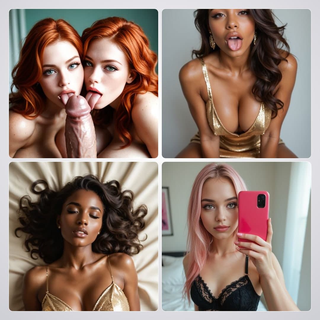 Redhead bedroom selfie in lace bra