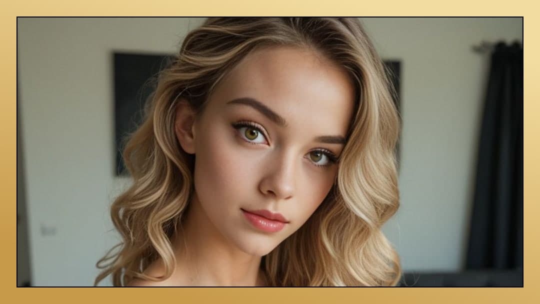 Young adult topless close-up