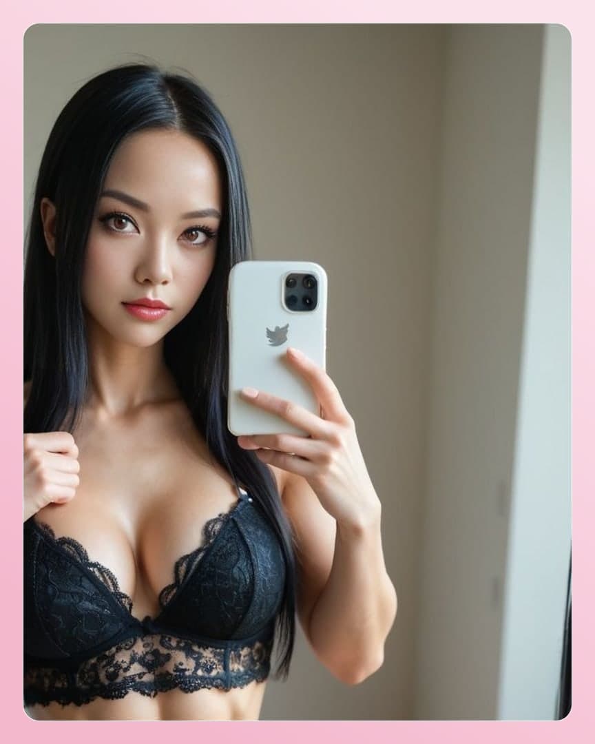 Big natural tits selfie bra