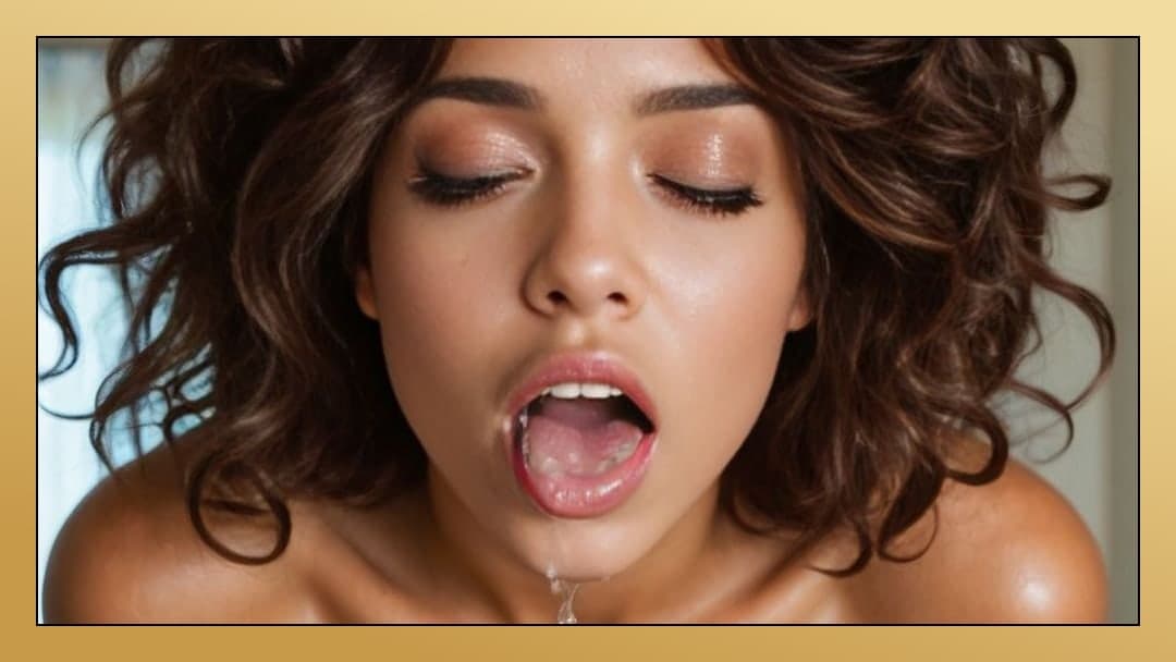 Curvy Latina natural tits cumshot