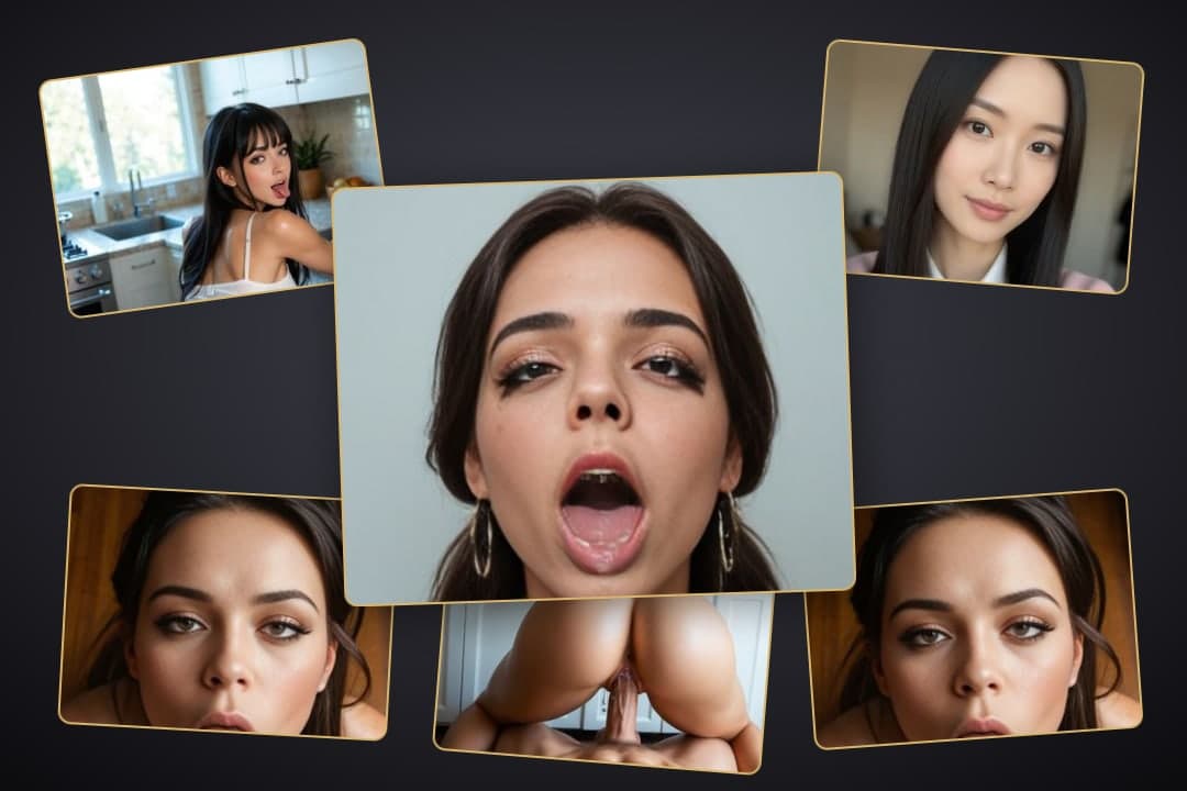 Young adult POV deepthroat close-up