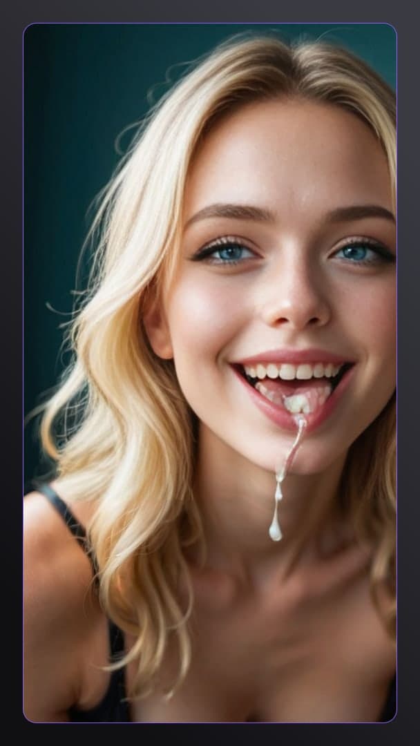 College blonde facial close up
