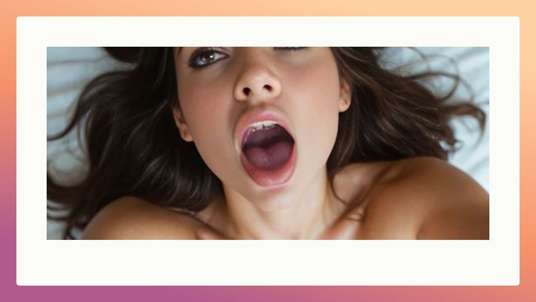 Young Latina flushed on white sheets