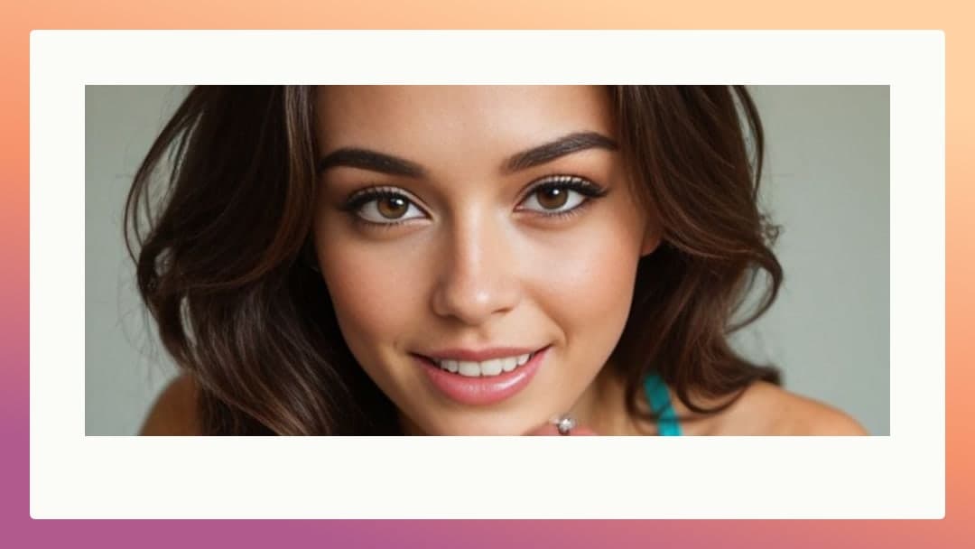 Young Latina selfie in turquoise