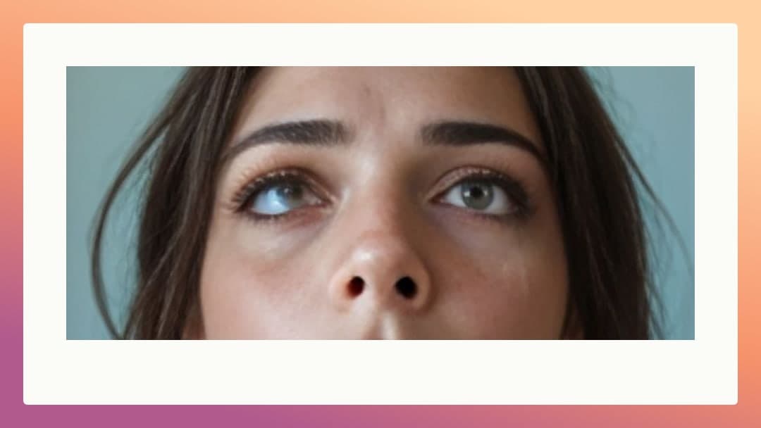 Facial cumshot close-up green eyes