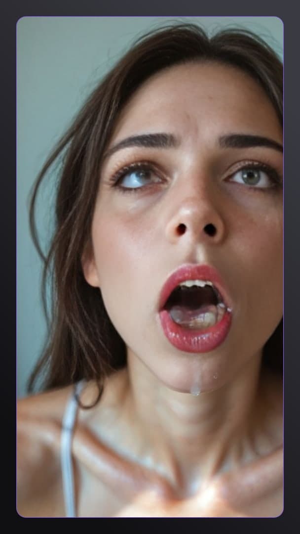 Cum covered in bright kitchen