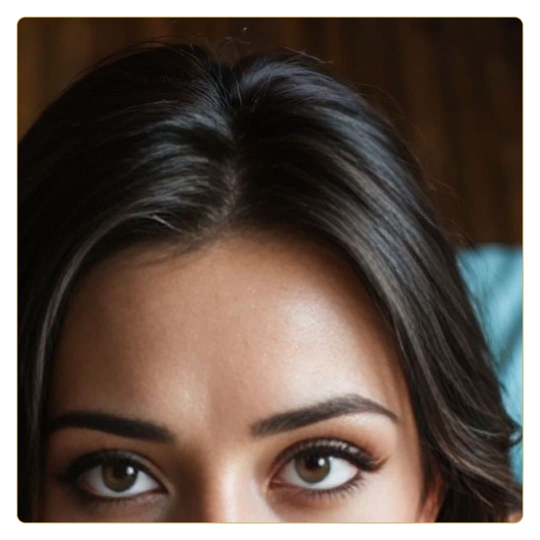 Young adult close-up beauty shot