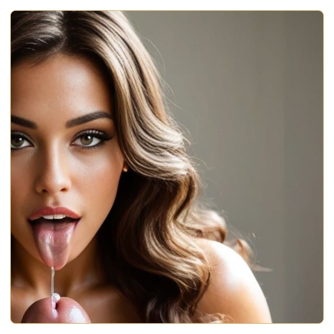 Curvy body POV tongue lick