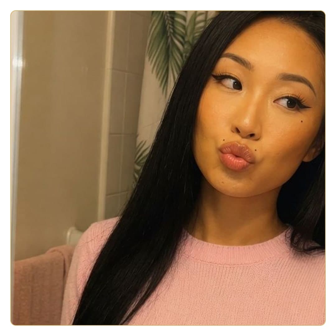 Raven straight hair beauty close-up