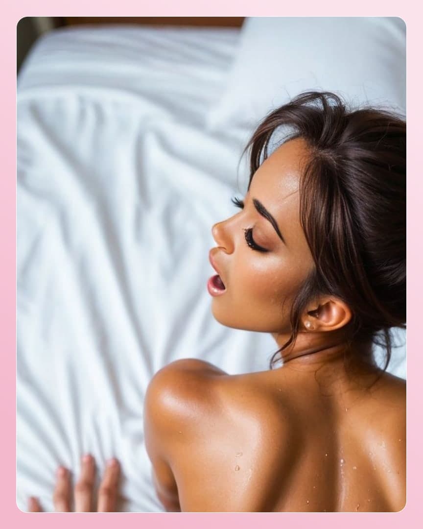 Side profile topless on sheets