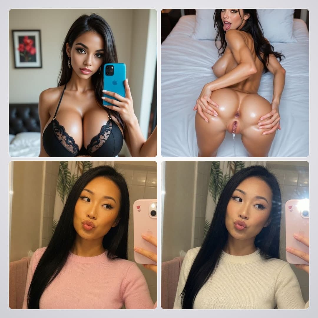 Big ass spread with dripping cum