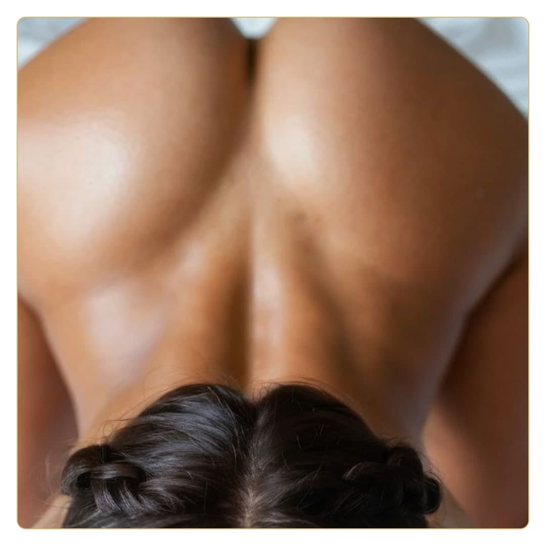College age ebony oiled ass closeup