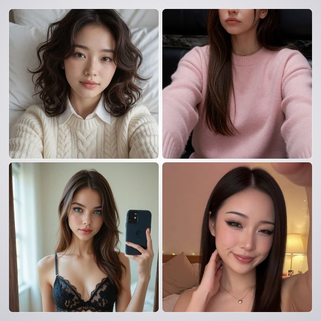 Cable knit sweater bedroom closeup