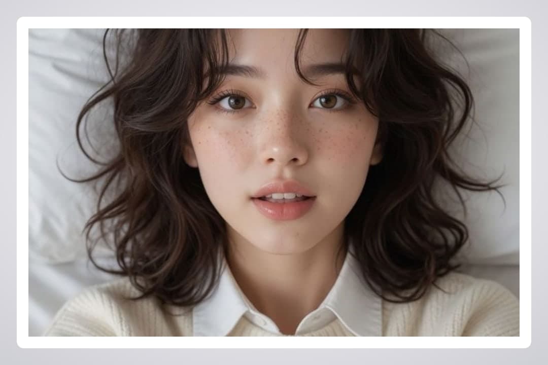 Open white shirt on white sheets