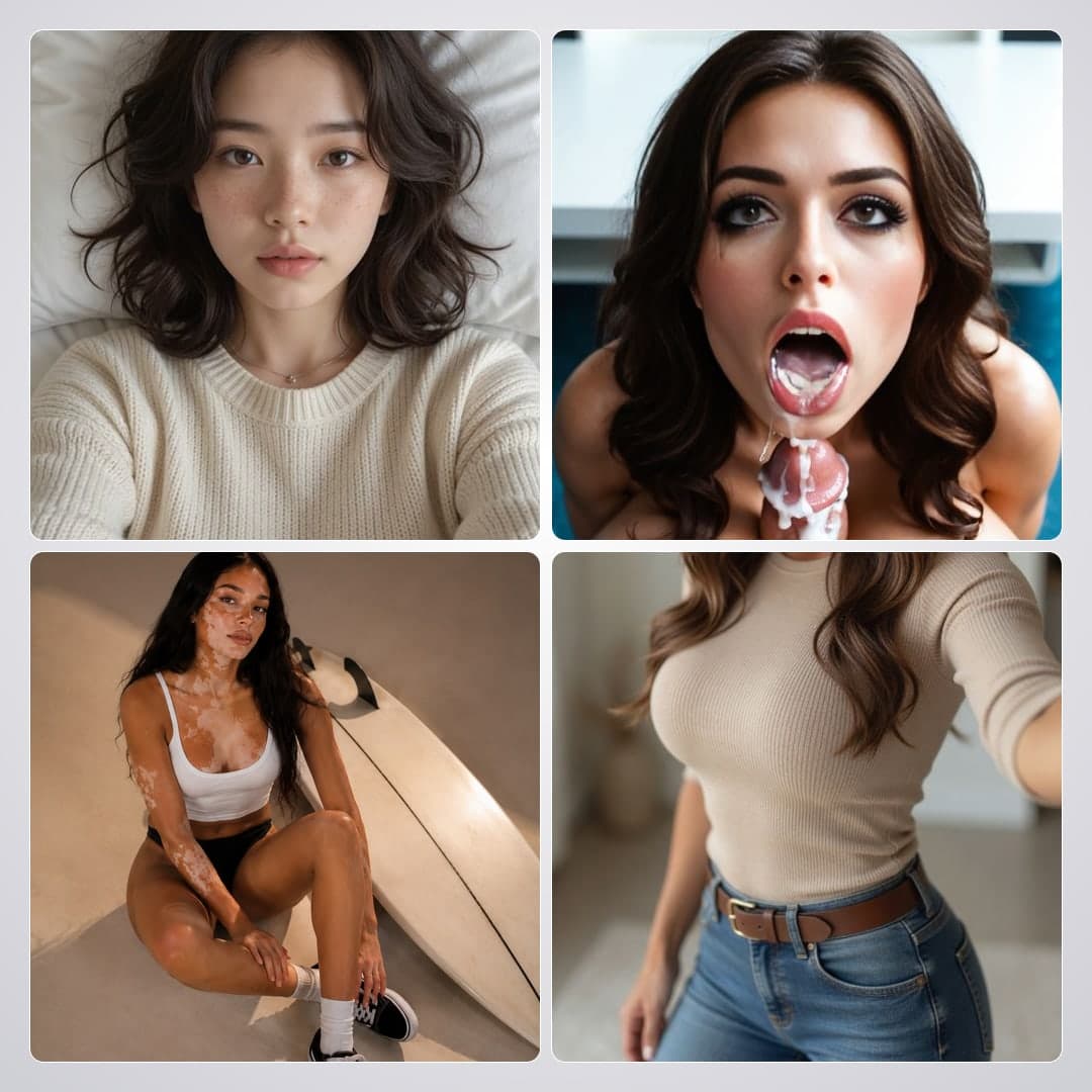 Brunette Asian big tits selfie