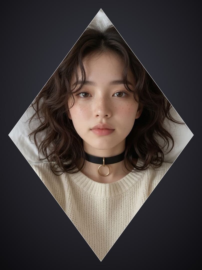 Slim Asian full body portrait