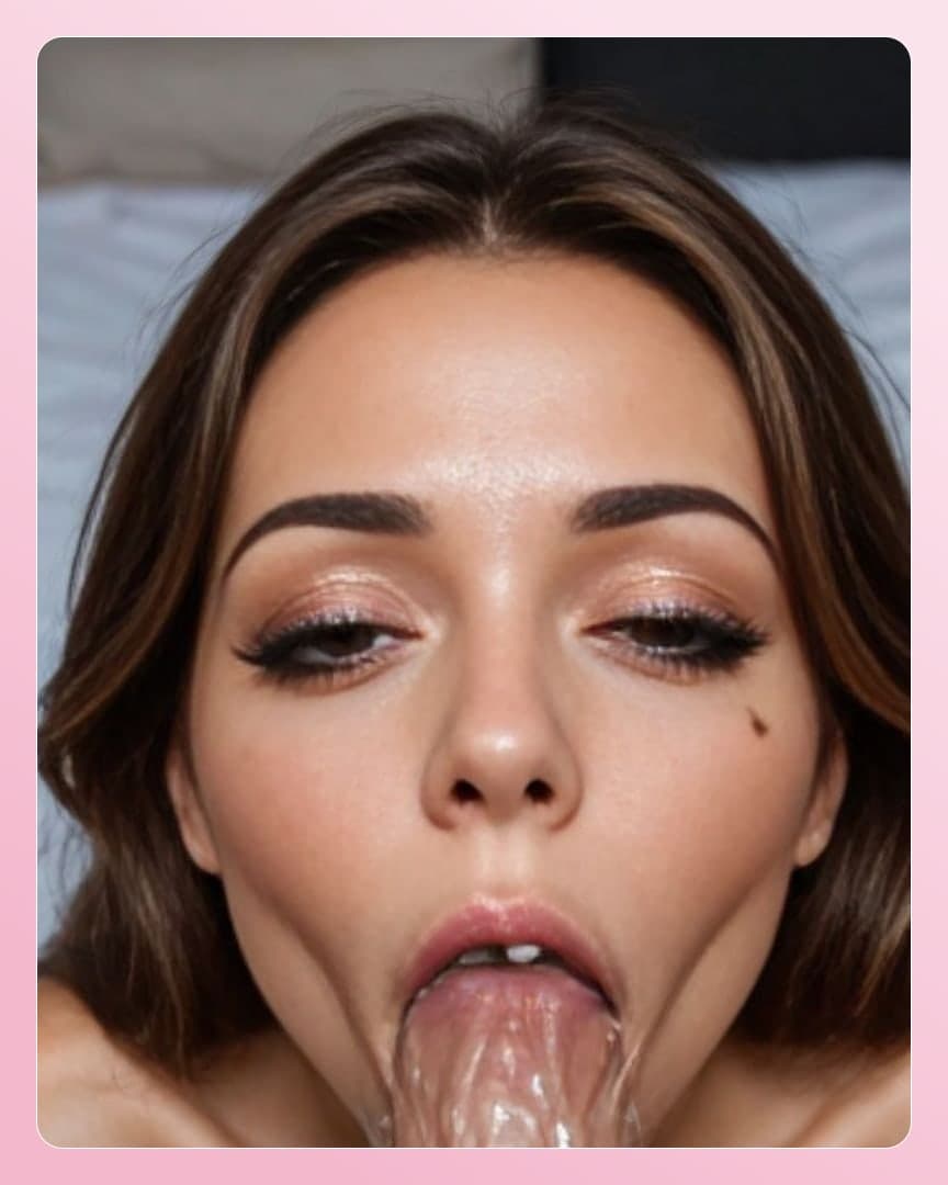 College brunette facial in bedroom