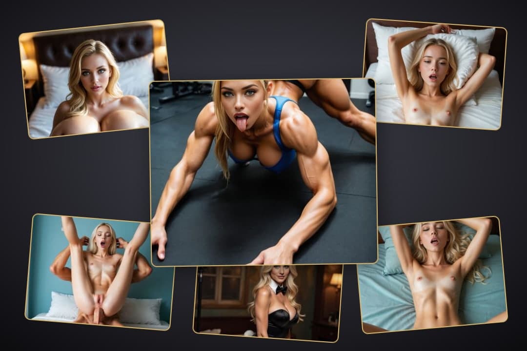 College blonde gym doggystyle POV