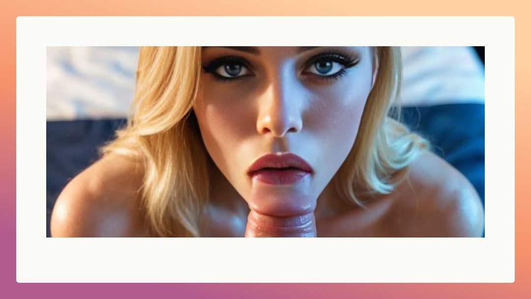 Big natural tits POV blowjob