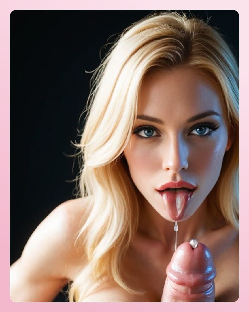 Busty blonde takes facial cum