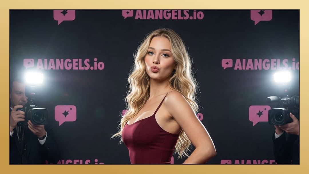 Curvy blonde big natural tits studio pose