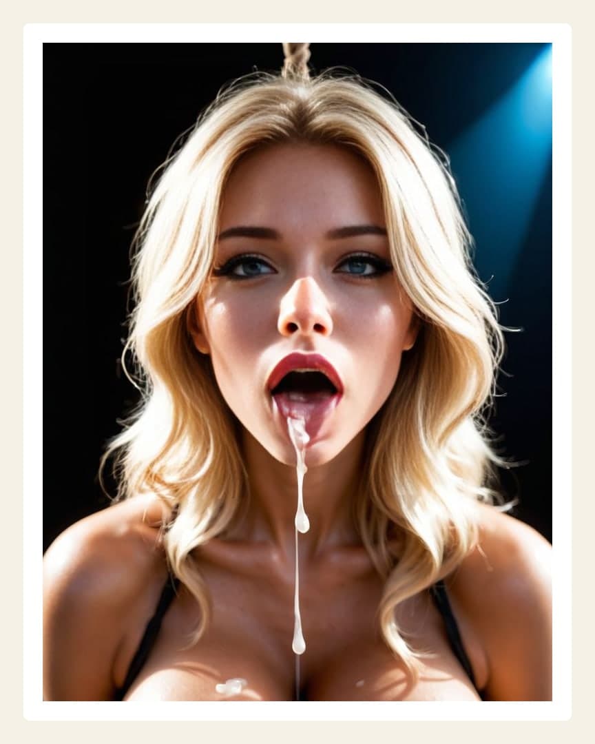 Large natural tits cum covered