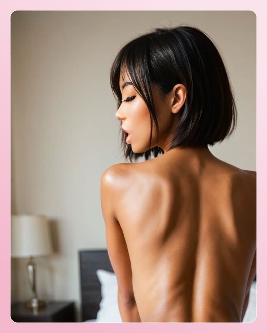 Short raven bob over shoulder
