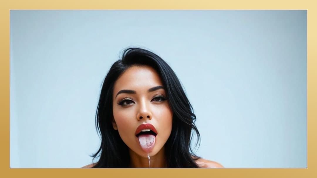 Athletic body topless cum drip