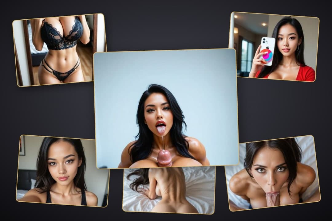 POV titfuck with cum on tongue
