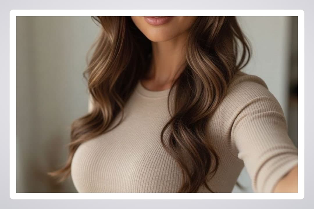 36 year old brunette selfie