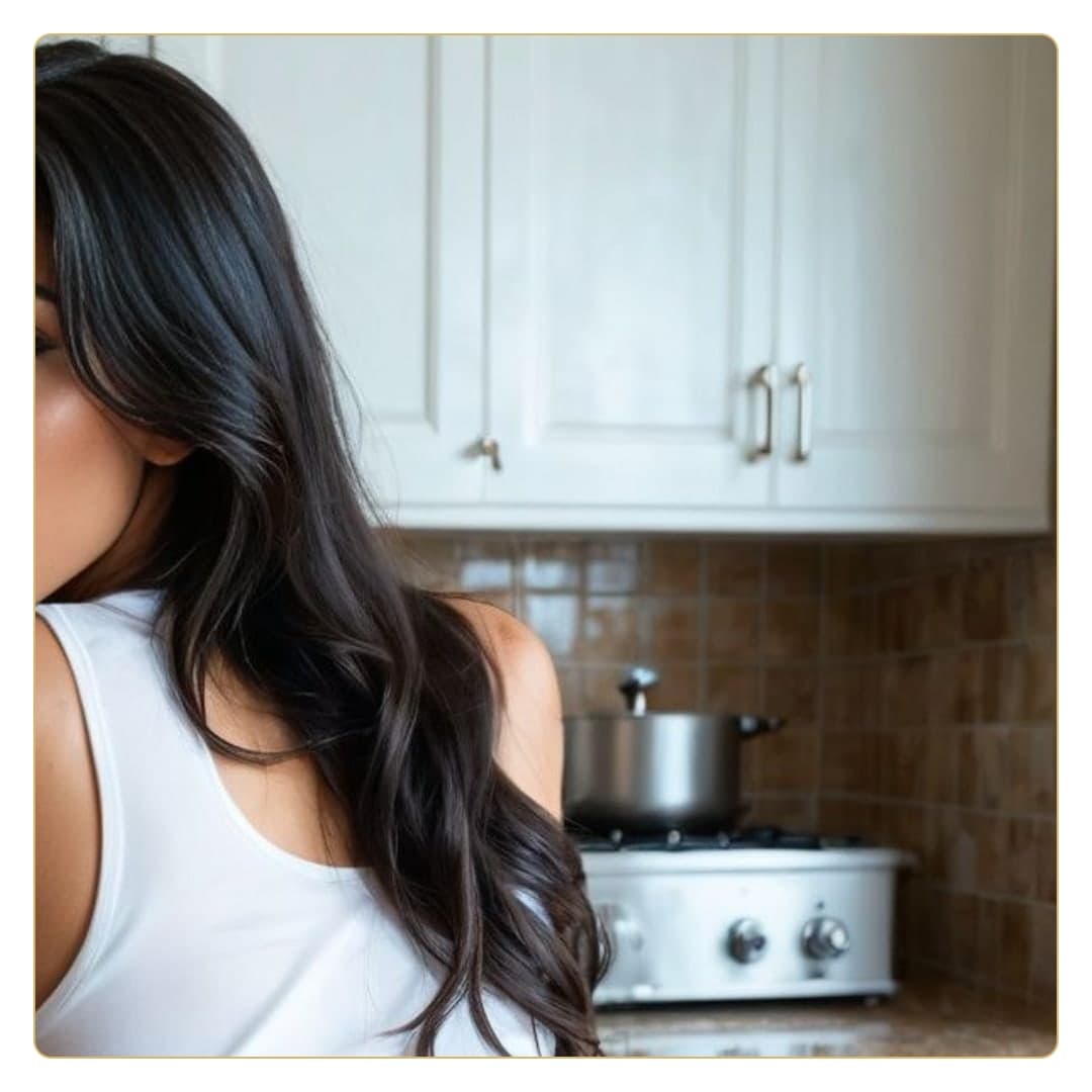 Kitchen tank top shoulder slip