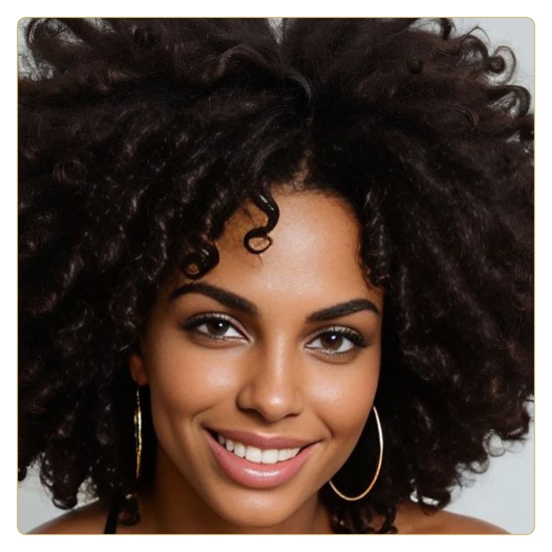 Close-up beauty portrait headshot