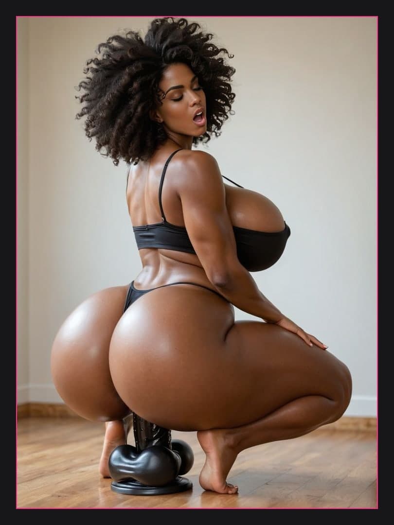 Micro bikini anal squat indoors